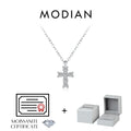 D Color Moissanite 925 Sterling Silver Stackable Pendant Necklaces Lab Diamond Link Chain Jewelry For Women Luxury Gift