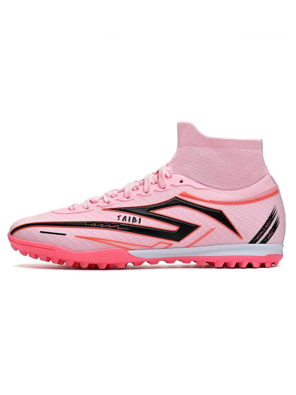 Kid Friendly TF Turf Soccer Boots Soft PU Fabric Rubber Non-slip Sole Abrasion Resistant For Campus Sports Activities