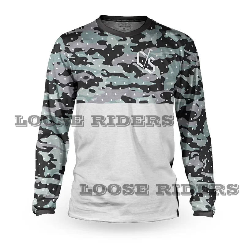 Women's loose rider jersey Endurance racing suit Motorcycle MX BMX BMX Off-road Bike Shirt Breathable Speed Dry