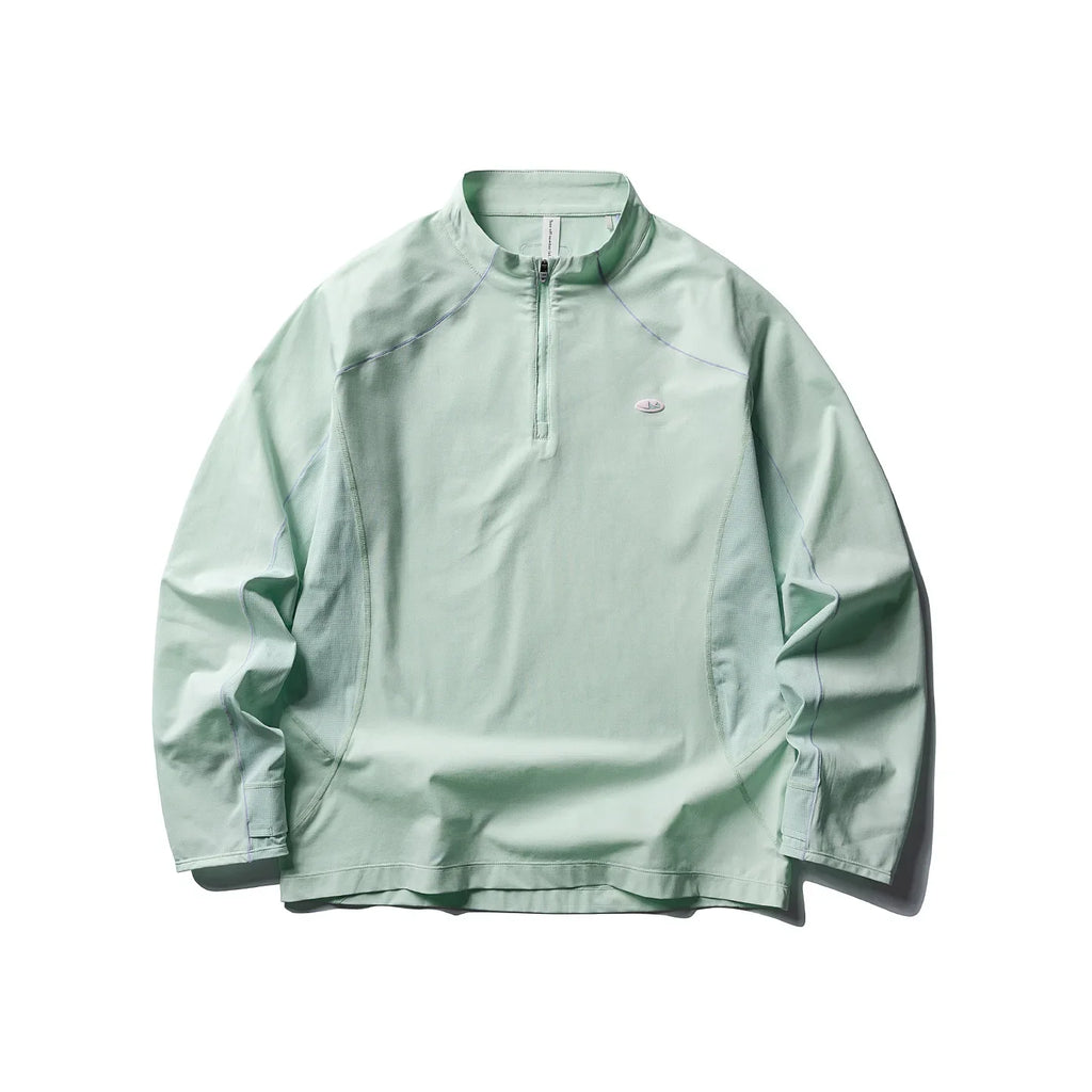 Man Quick-Dry Long Sleeve Shirt - Breathable, Anti-Odor, UPF Sun Protection with Raglan Sleeve Unisex Outdoor Jacket
