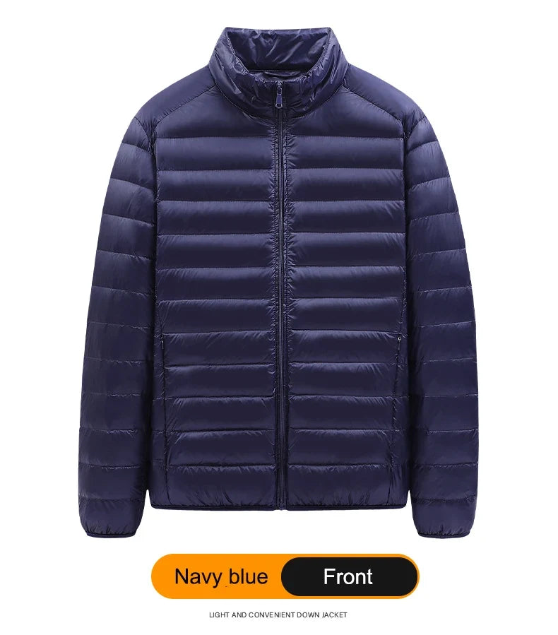 50% Down Jackets Men's Ultralight Hiking Camping Trekking Winter Coat Outdoor Windproof Warm Puffer Jacket Packable