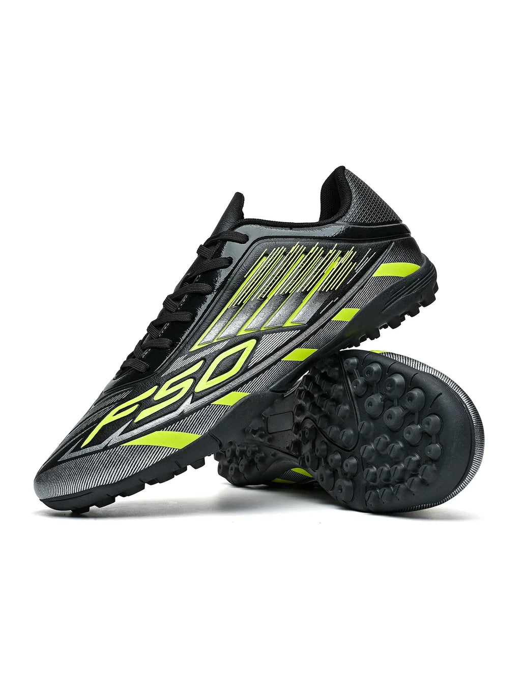 Men Women Kids TF Turf Soccer Cleats Training Wear Non-Slip Wear-Resistant PU Fabric Rubber Sole
