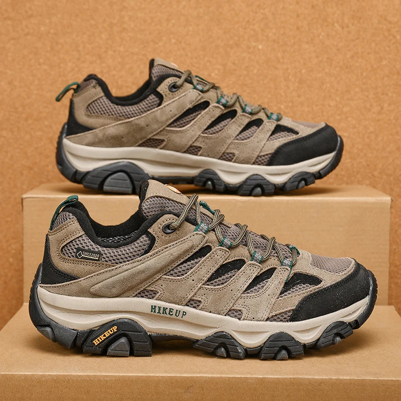 Hiking Shoes Men Designer Climbing Trekking Sneakers for Men Leather Outdoor Sports Work Man Shoes Run Shoes