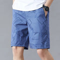 Big Men's Summer Shorts Cotton Knee Pants Golf Plaid Fashion Zipper Pocket Y2K Swim Beach Relaxed Fit Jogger Shorts