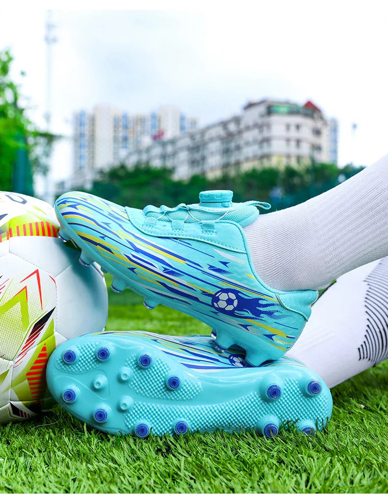 New Kids Football Field Boots Boys Girls Indoor Soccer Shoes Society Futsal Non Slip Professional Fast Men Soccer Cleats Sneaker