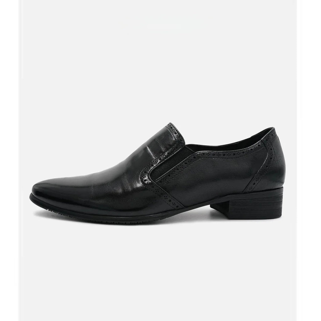 Spring Autumn New Pointed Leather Shoes for Men Solid Color Business Casual Shoes Male Fashion Designer Dress Shoe Man