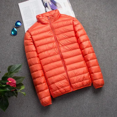 New Autumn And Winter Down Jacket Men's Fashion Hooded Super Light Warm Slim Coat Down Jacket Men's Coat