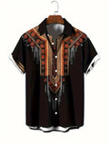 New Men's Large Size Shirts Daily Versatile Comfortable Breathable Short-sleeved Men's Button-down Shirts Fashion Men's Clothing