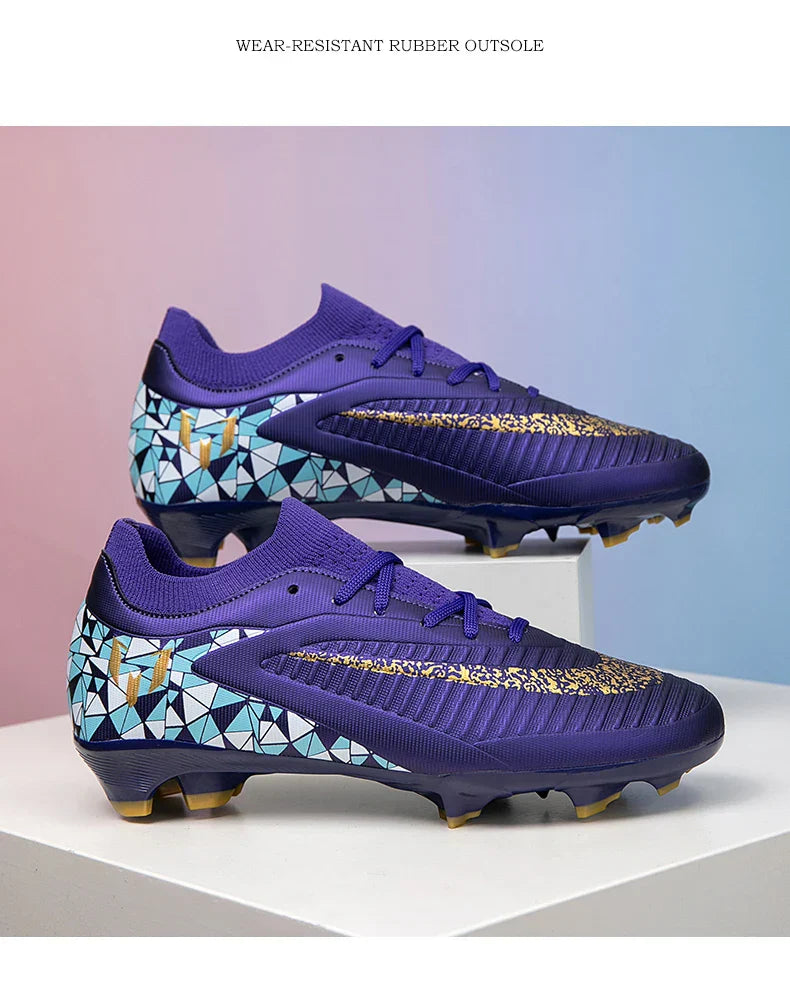 New Kid Match Boys Soccer Shoes Comfortable Outdoor Match Professional Football Boots Sneakers Non-Slip Sports Shoes Unisex