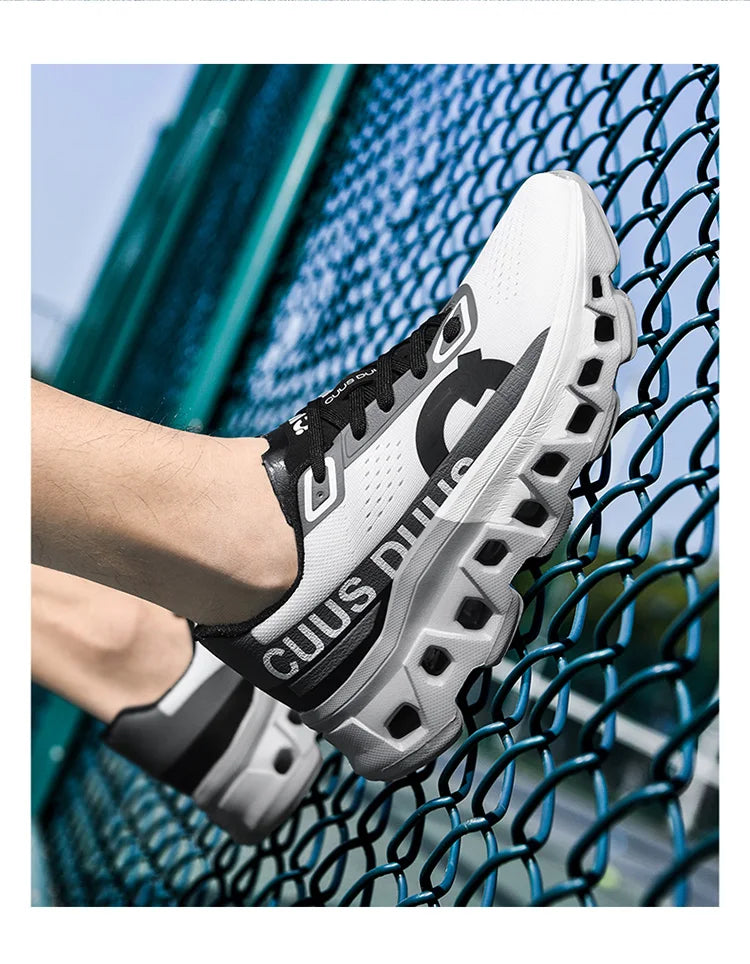 Men's Cushioning Running Shoes Lightweight Athletic Casual Sneakers Male Non-Slip Sports Shoes Outdoor Travel Walking Shoes