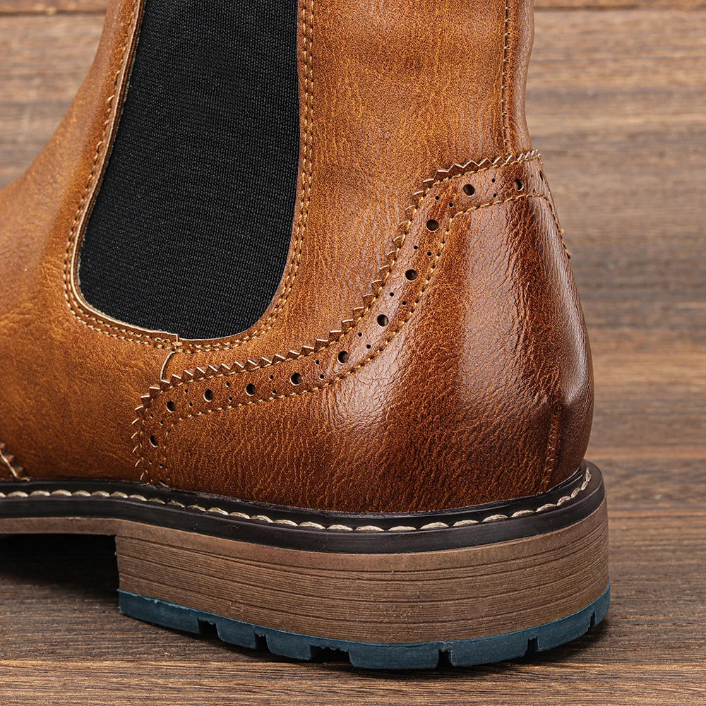 Brogue Chelsea Men Boots