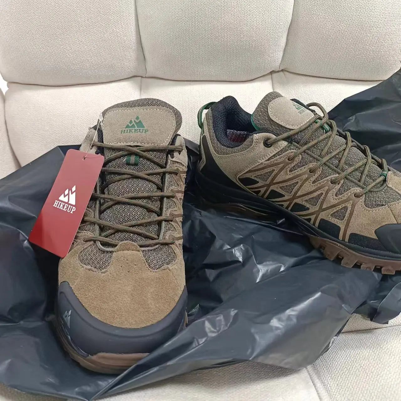 New Arrival Mens Hiking Shoes Breathable Lace Up Trekking Male Cushioning Outdoor Climbing Tourism Sneakers for Men