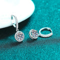 0.5ct 1ct D Color Moissanite Drop Earrings Orginal 925 Sterling Silver Earring for Women Sparkling Wedding Luxury Jewelry