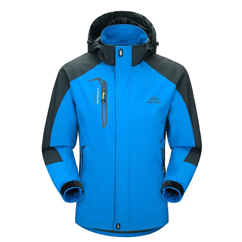 Men Autumn Jacket Outdoor Sports Hiking Coats Camping Hooded Windproof Water Resistant Rain Fishing Traveling Cloethes