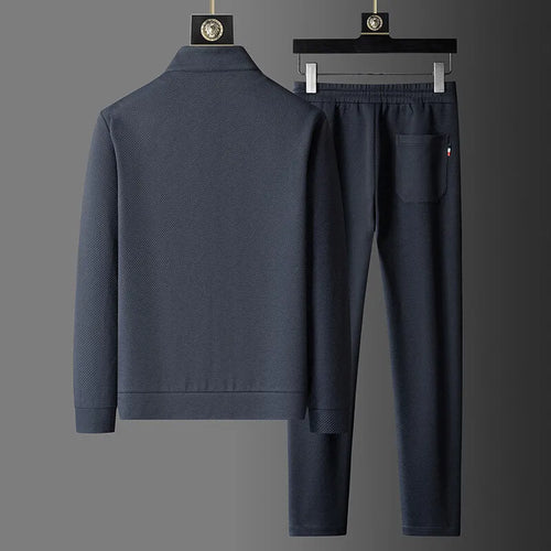 (jackets + trousers) 2024 spring fashion men jackets Man coats long sleeve men's casual jackets men A set of clothes size M-5XL