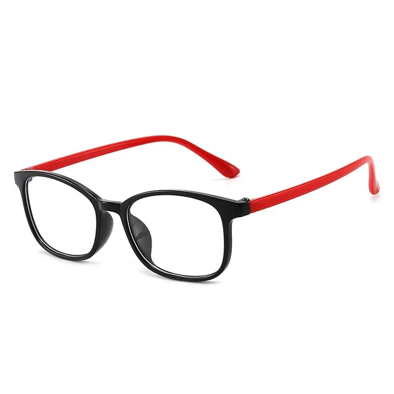 CRIXLAIS Fashion Square Computer Glasses For Children Vintage Prescription Eyeglasses Frames Kids Anti Blue Light Eyewear UV400
