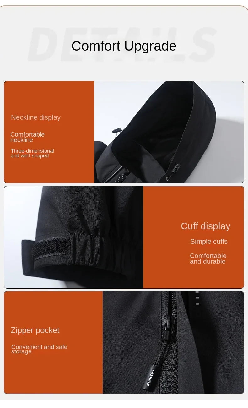Chubasquero impermeable para exteriores para hombre, abrigo ligero para ciclismo con capucha, ropa de calle, chaqueta a prueba d