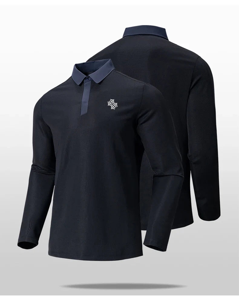 SBWL Autumn and Winter Fashion Outdoor Sports Long Sleeve Stand Collar T-Shirt Running Fitness Breathable Base Shirt Tops