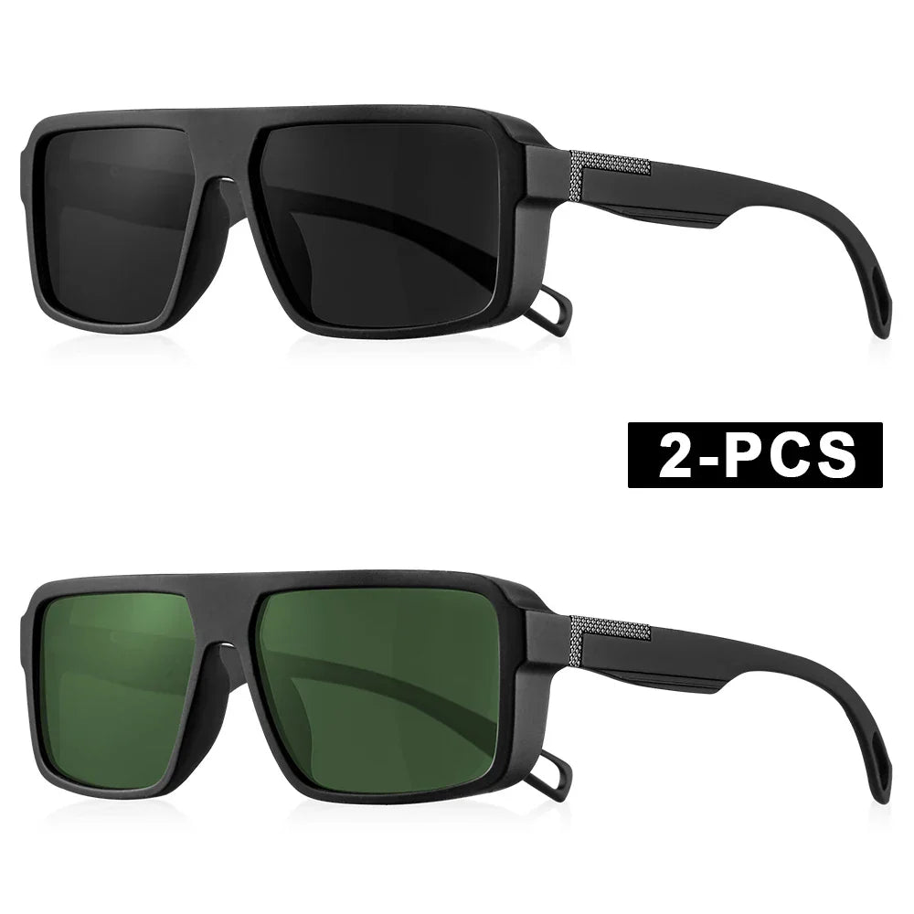CRIXALIS Classic Square Polarized Sunglasses for Men Women Fashion Sports Sunglasses Male Vintage Outdoor Driving Fishing Shades