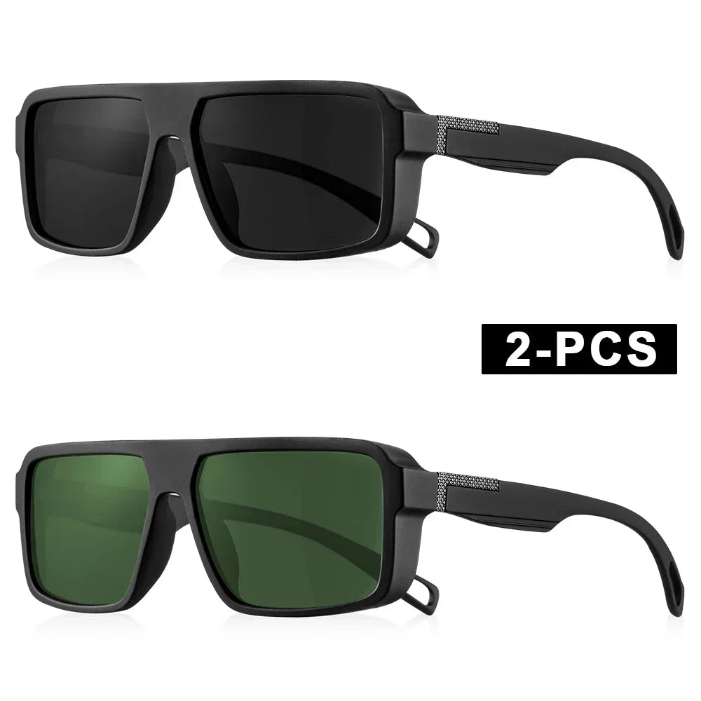 Classic Square Polarized Sunglasses for Men Women Fashion Sports Sunglasses Male Vintage Outdoor Driving Fishing Shades