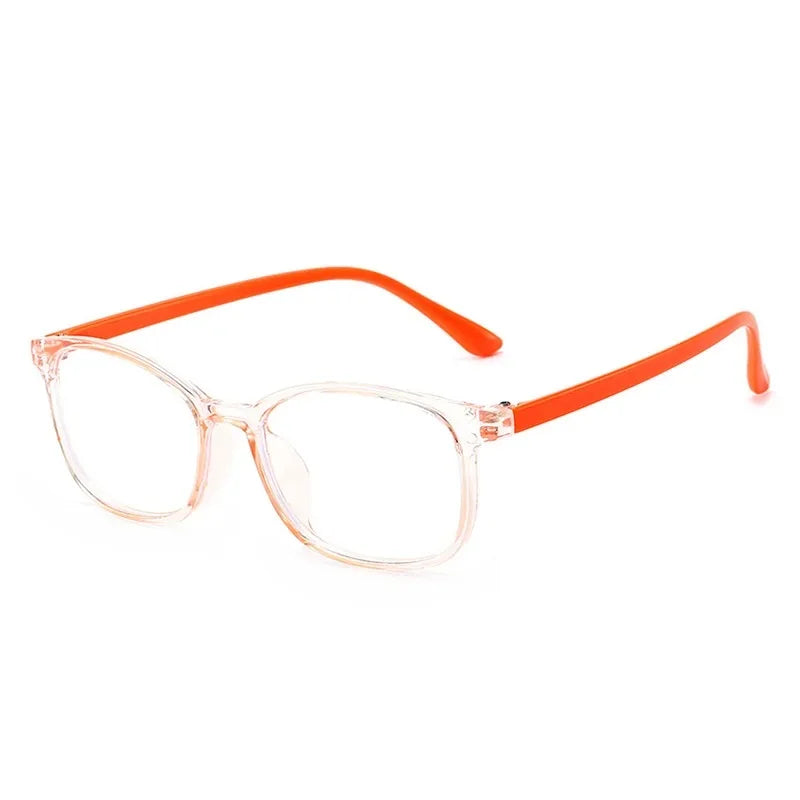 CRIXLAIS Fashion Square Computer Glasses For Children Vintage Prescription Eyeglasses Frames Kids Anti Blue Light Eyewear UV400