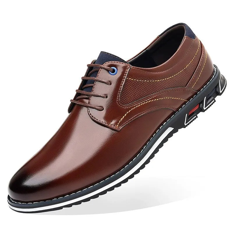 Fashion Leather Vintage Business Shoes Men Casual Leather dress wedding Shoe Outdoor Men Shoe Large Size 48 49 50 51 52 53 54