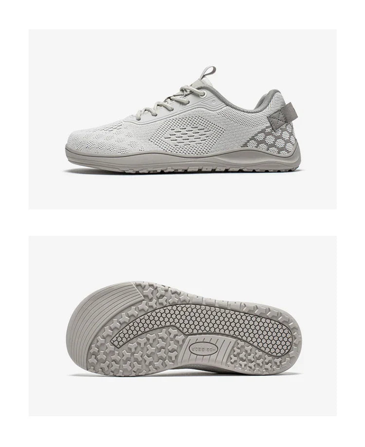 Knit Barefoot Shoes Unisex Zero Drop Wide Toe Sneaker Minimalist Breathable Causal Walking Shoes