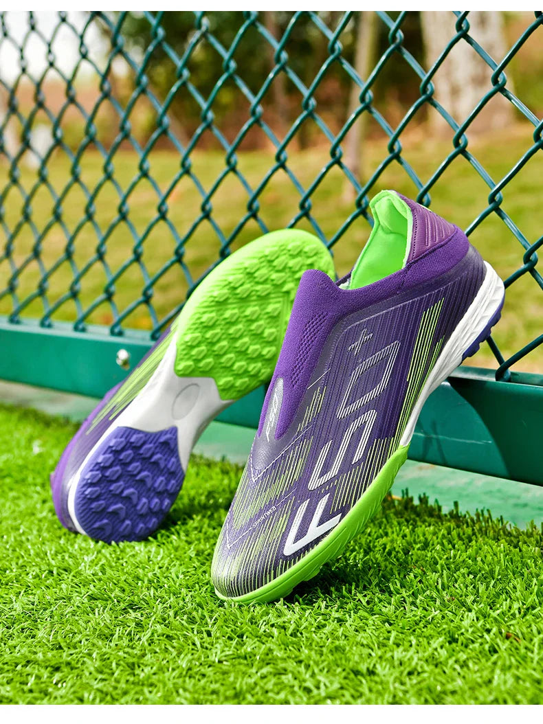New Men Soccer Shoes Match Football Boots Sneakers Non-Slip Grass Cleats High-quality Futsal Indoor Hot-selling High-top Outdoor