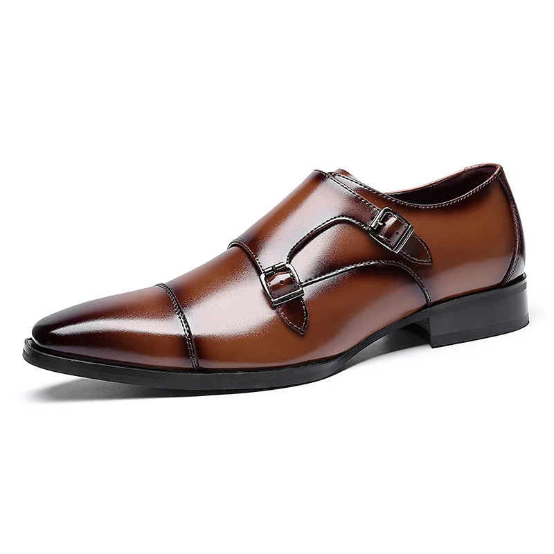 2023 High Quality Handmade Oxford Dress Shoes Men Genuine Cow Leather Suit Shoes Footwear Wedding Formal Italian Shoes Hot