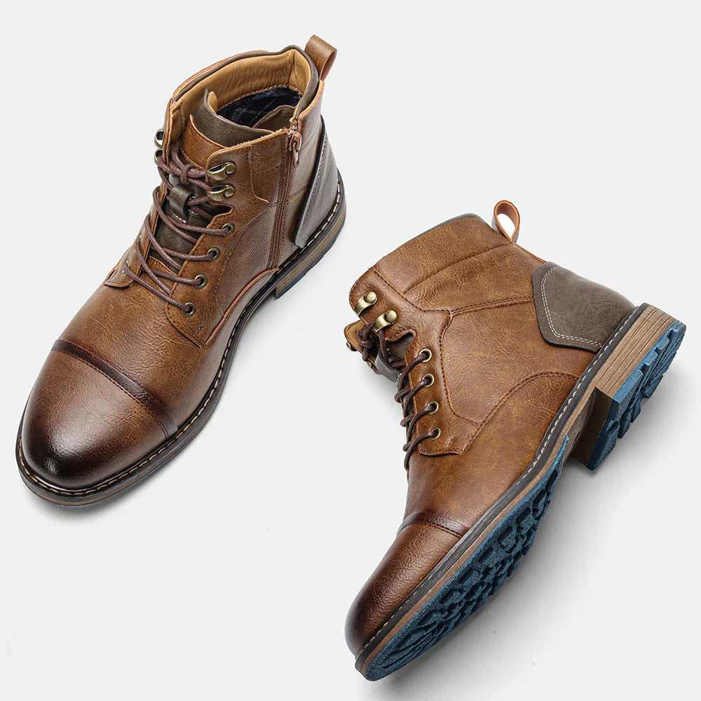 Retro Men Ankle Boots