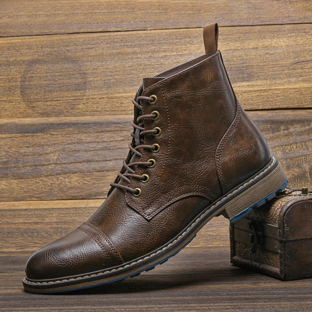 Comfortable Ankle Boots Leather