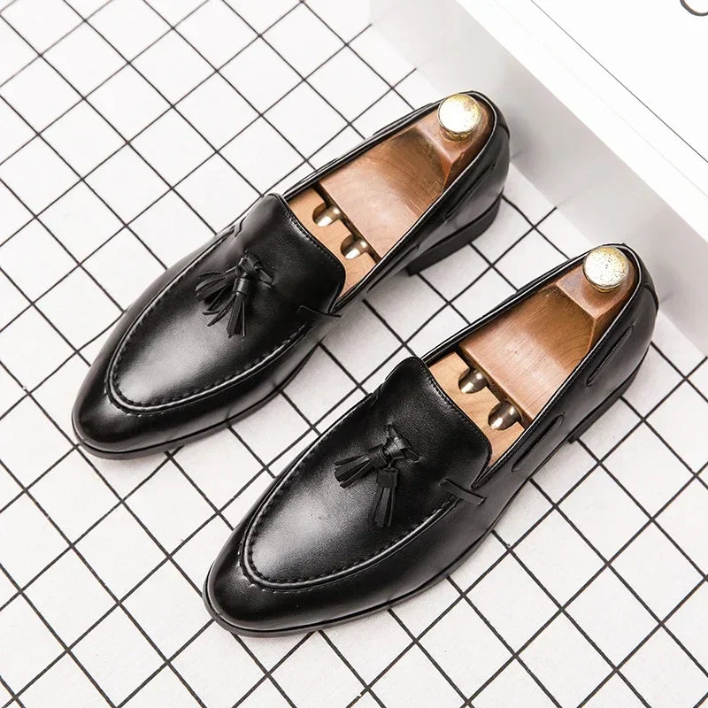 Men's Tassel Loafers Dress Shoes Business Leisure Driving Shoes Summer Outdoor Classic Fashion Famous Brand Luxury