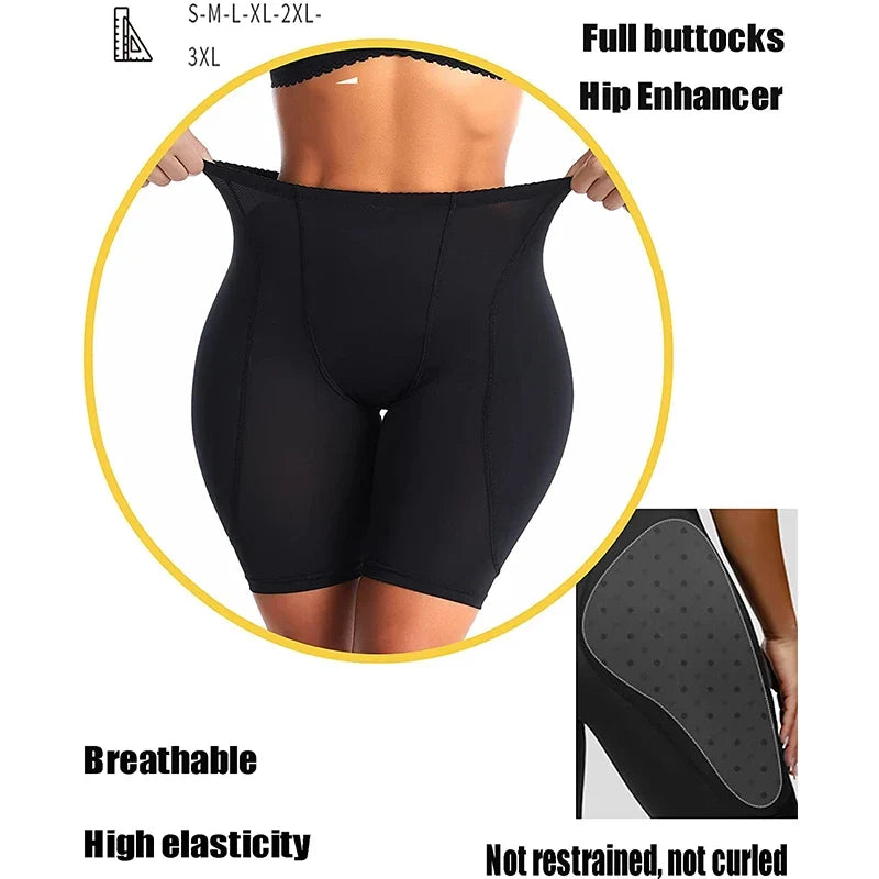 GUUDIA Hip Butt Enhancer Butt Lifter Padded Panties Pad Shapewear Bottom Enhance 6XL Hip Dip Smooth Women Body Shaper Panties