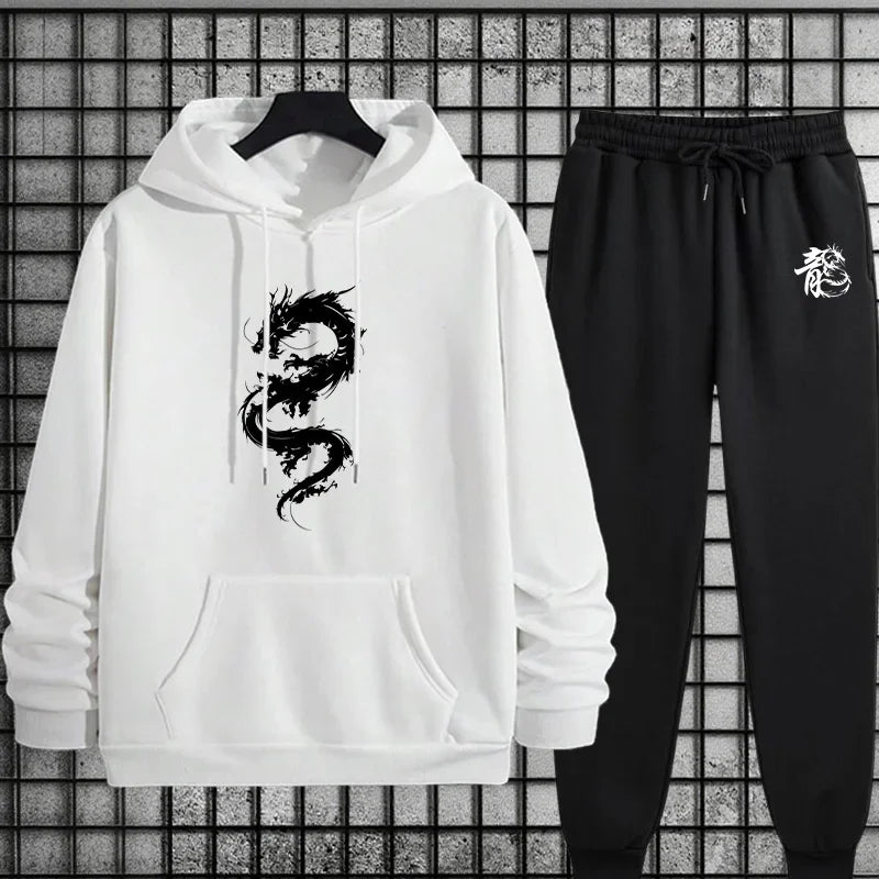 Outdoor Daily Sports Comfortable Quality 2026 Spring Hot Sales Casual Men's Hooded Tracksuit Single Sweatshirts And Sweatpants