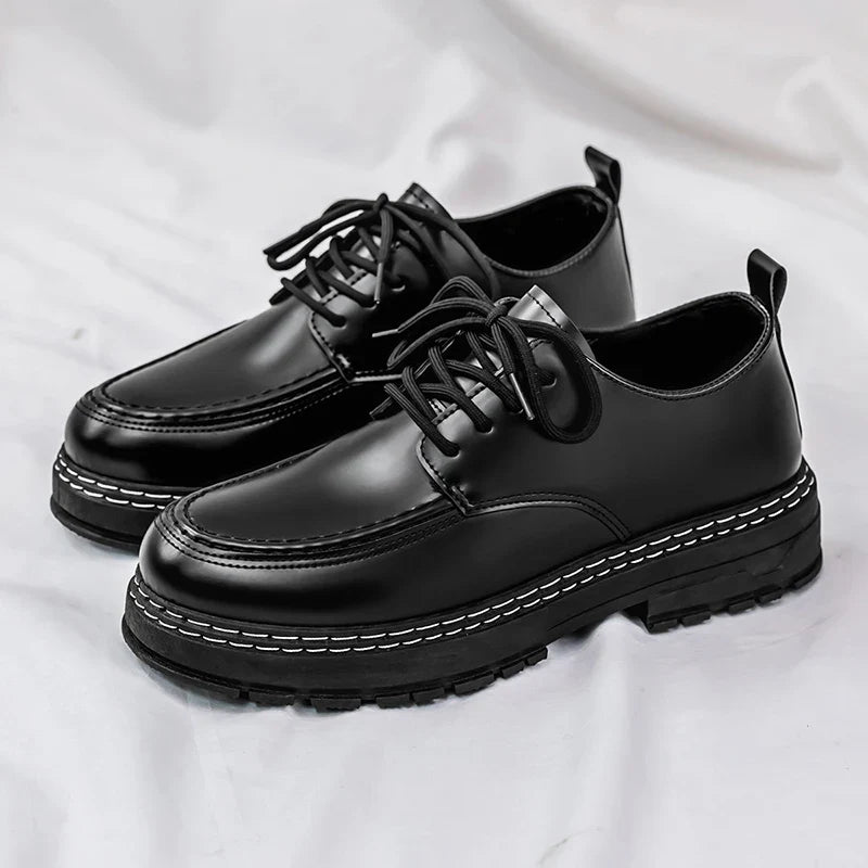 Men’s Durable Genuine Leather Casual Shoes – Breathable & Comfortable, EU Sizes 40–48