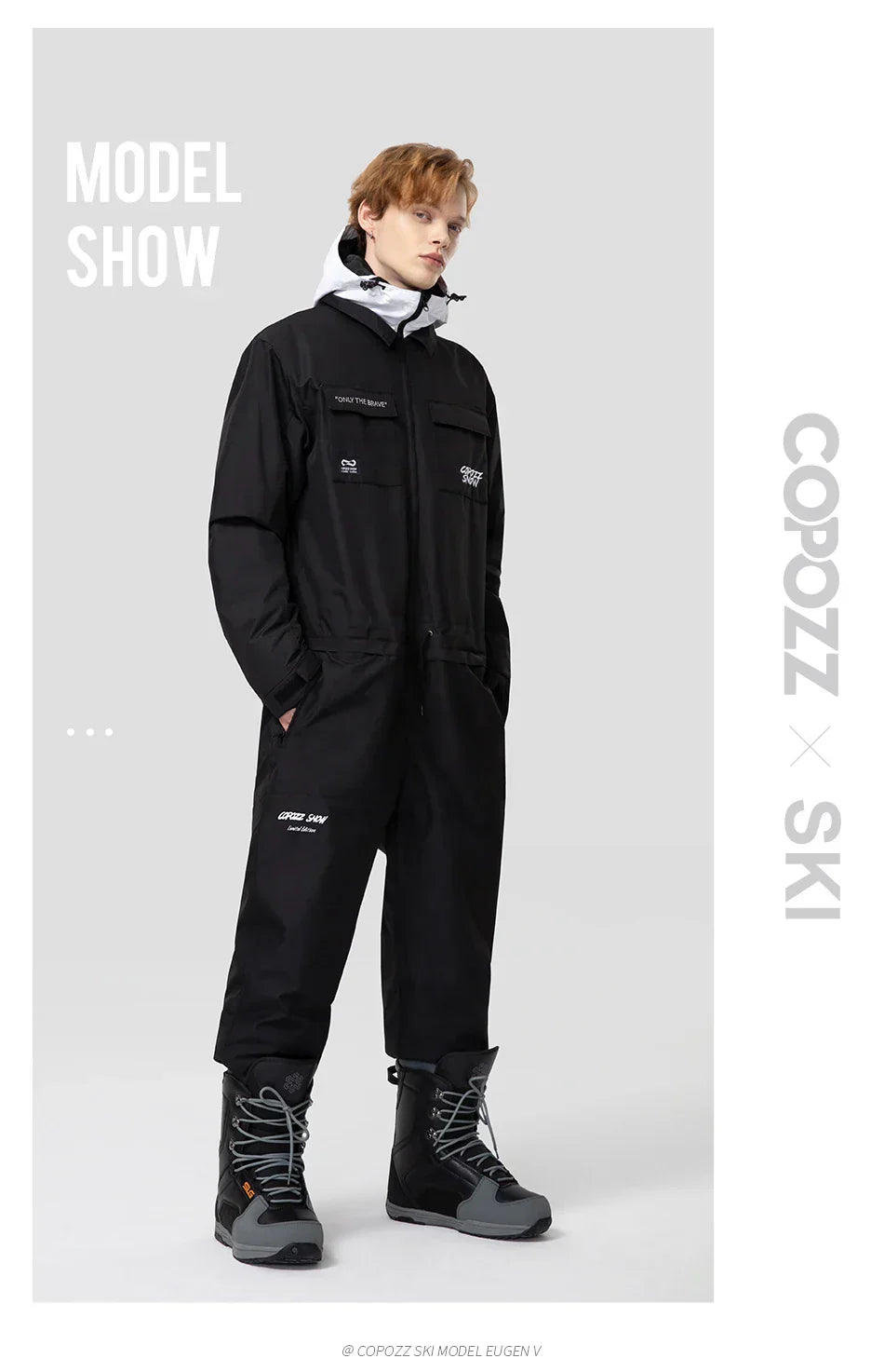 Thick Men Women One-Piece Ski Jumpsuit Outdoor Sports Snowboard Jacket Warm Jump Suit Waterproof Winter Clothes Overalls Hooded