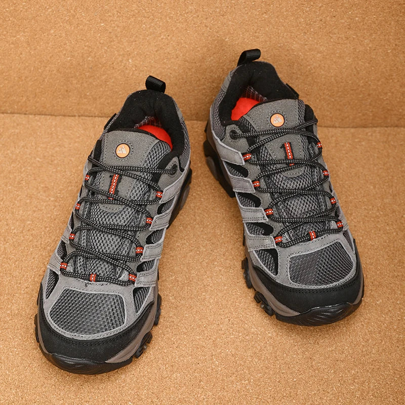 Hiking Shoes Men Designer Climbing Trekking Sneakers for Men Leather Outdoor Sports Work Man Shoes Run Shoes