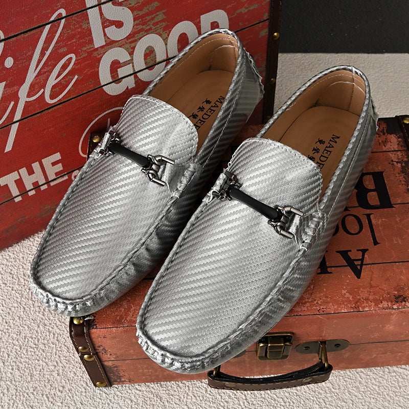 Shoes Business Brand Leather Shoes Fashion Casual Shoes for Men Breathable Loafers Comfortable Men's  Wedding Party Shoe