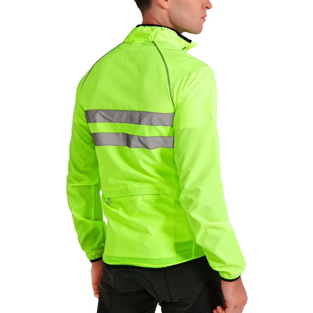 Men Cycling Windbreaker MTB Bicycle Long Sleeve Coat Water Resistant Outdoor Sport Jersey Bike Jacket Cycling Clothing