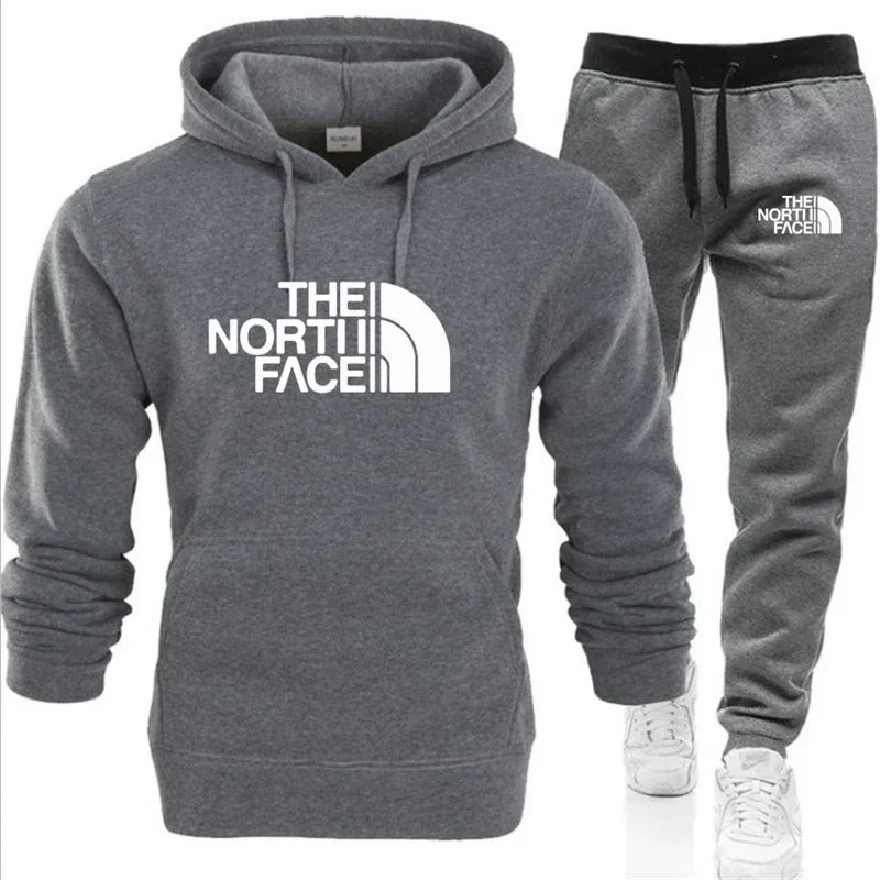 Winter hoodie set, pants, casual jogging clothes, sportswear, sportswear