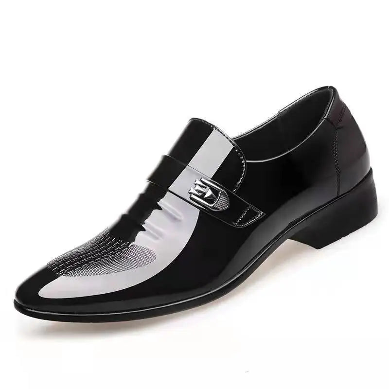 Brown Business Social Shoe Male Black Men's Formal Shoes Party Leather Casual Suit 2025 Trend Elegant and Classic Official New