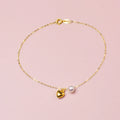 Real 18K Yellow Gold Bracelet Au750 Fine Jewelry Wedding Gift Bridal Box Brand Trendy Chains For Women