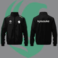 Autumn And Winter CS2 Falcon E-sports Club Uniforms Players Daily Casual Black Jacket Fans Must-have Custom Stand Collar Jacket
