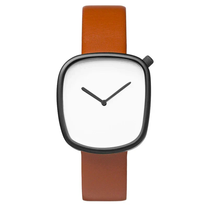 Watch Minimalist Men's Square Fashion Ultra thin Watch Minimalist Women's High Quality Elegant Quartz Watch Clock Gift