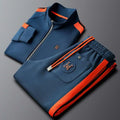 Spring Autumn Fashion Embroidered Men's Sports and Leisure Jacket Pants 2-pc Set Youth Street Party Brand Men Sets