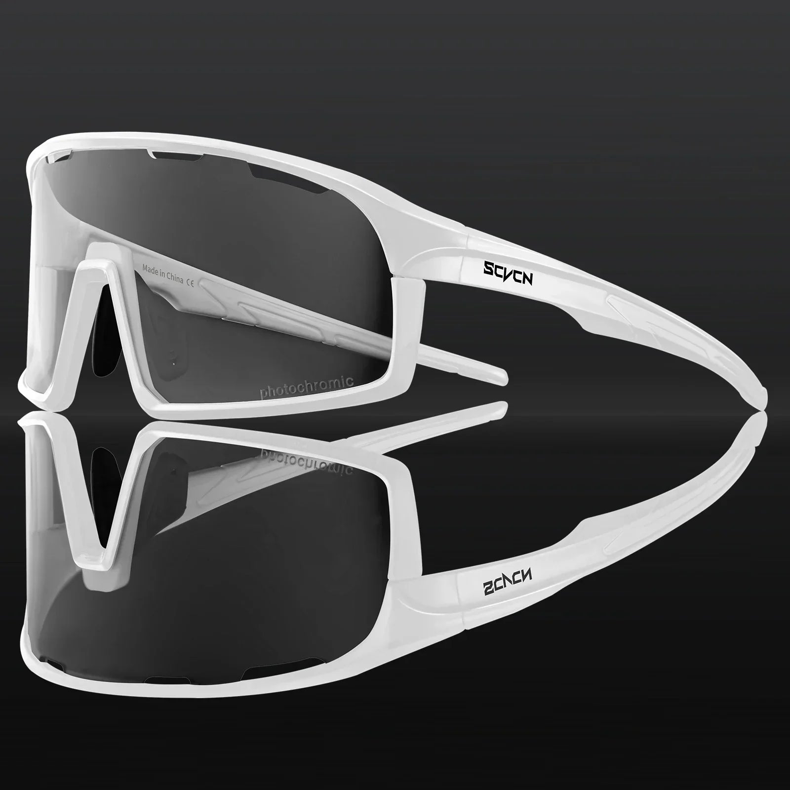 Photochromic Cycling Sunglasses Cycling Glasses UV400 Bicycle Eyewear Sports MTB Outdoor Bike Goggles Sunglasses Eyepieces