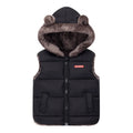 Hooded Down Vest Coats For Kids