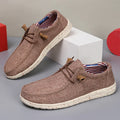 Men Casual Canvas Shoes Mens Loafers Breathable Slip on Flats Male Vulcanized Shoes Driving Shoes Plus Size 47 Walking Sneakers