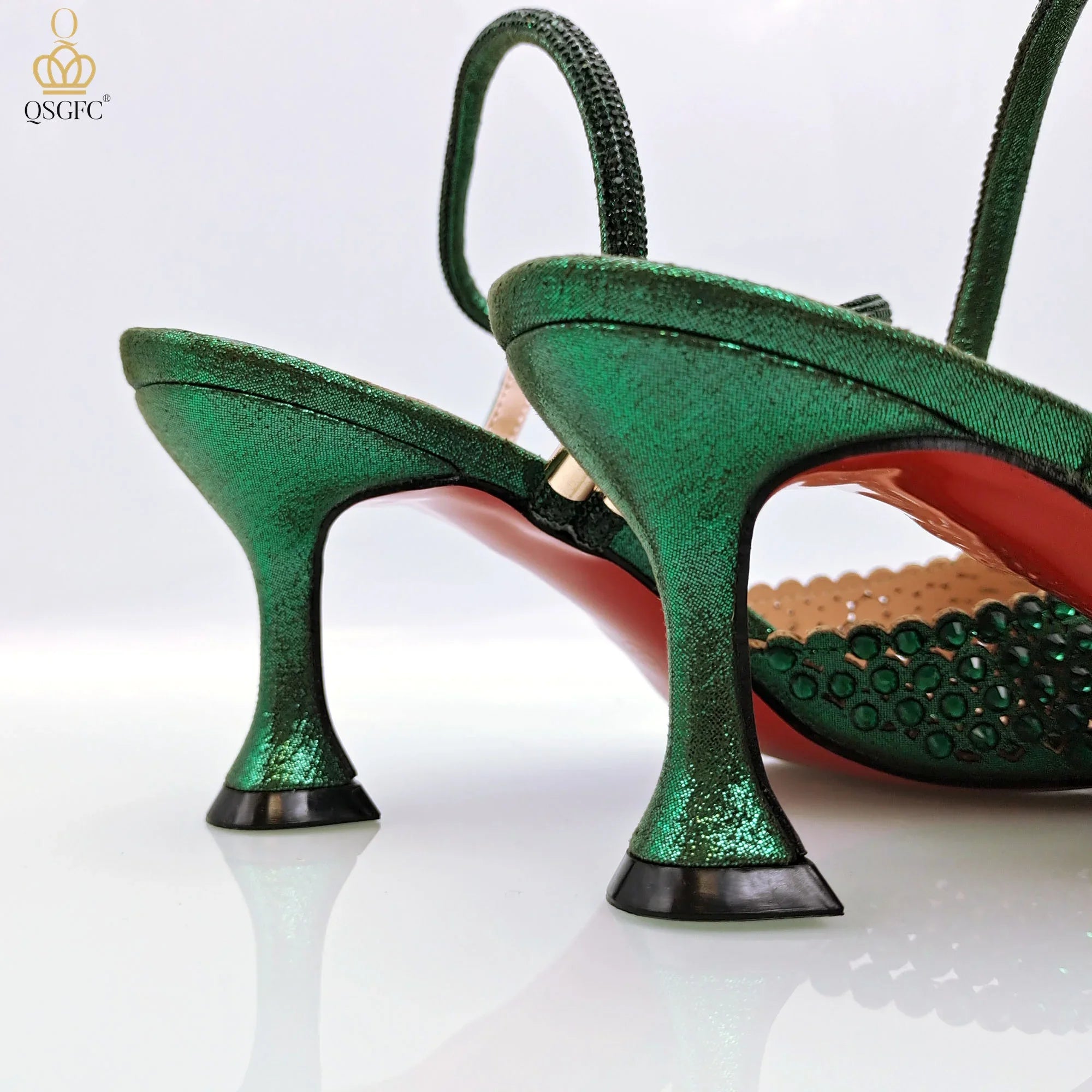 Shoes And Shoulder Bags High-Heeled Shoes And matching Envelope Bag