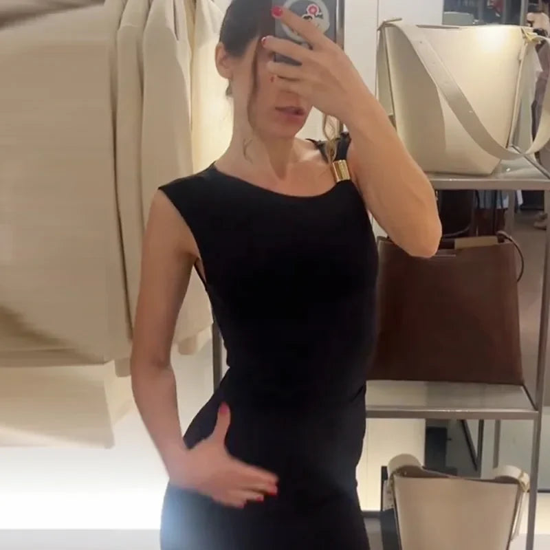 Womens Ruffled Bodycon Dresses Green Black Dress Summer Woman Sexy  Sleeveless Long Dresses Asymmetric Corset Vestidos 066